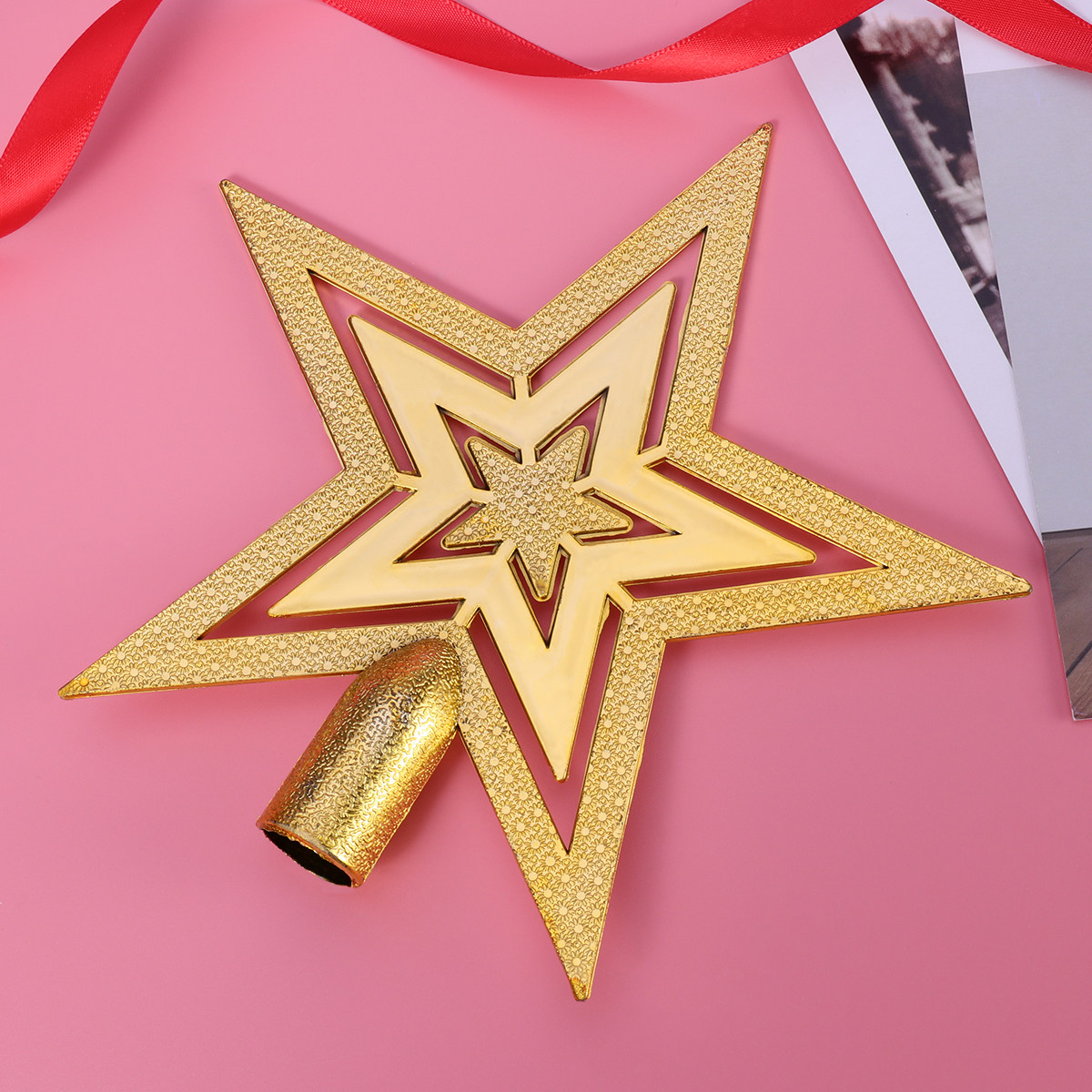 Star Tree Topper - 20Cm Christmas Star Topper Made of