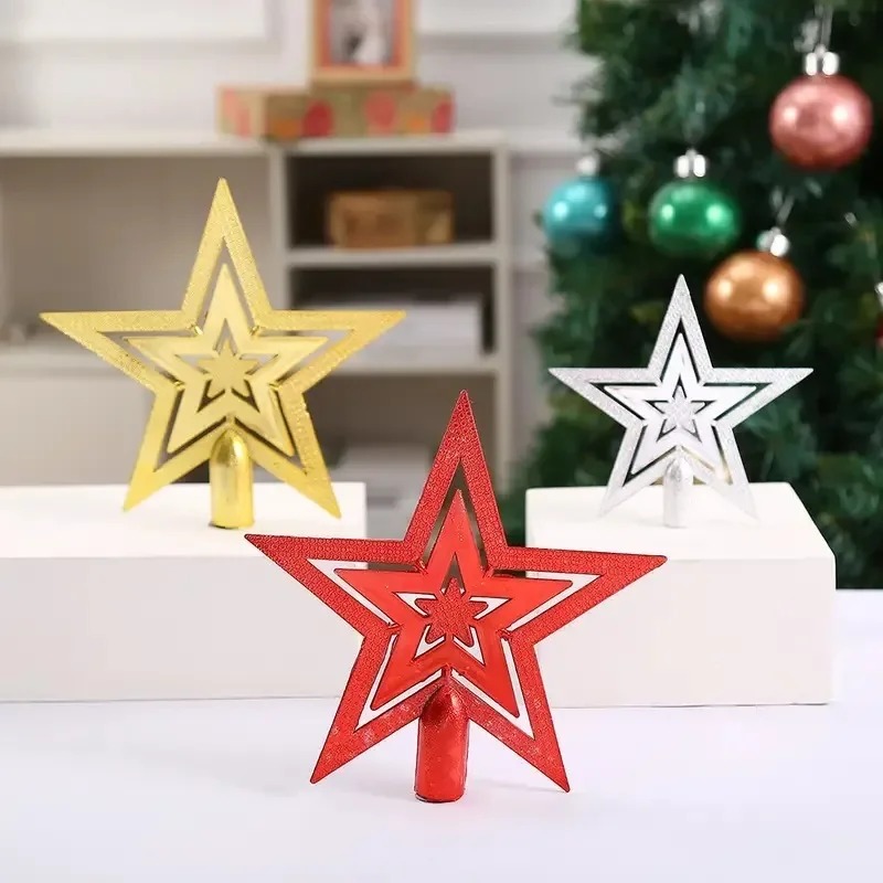 1-20PCS Christmas Tree Topper  - Star Tree Topper recension och pris