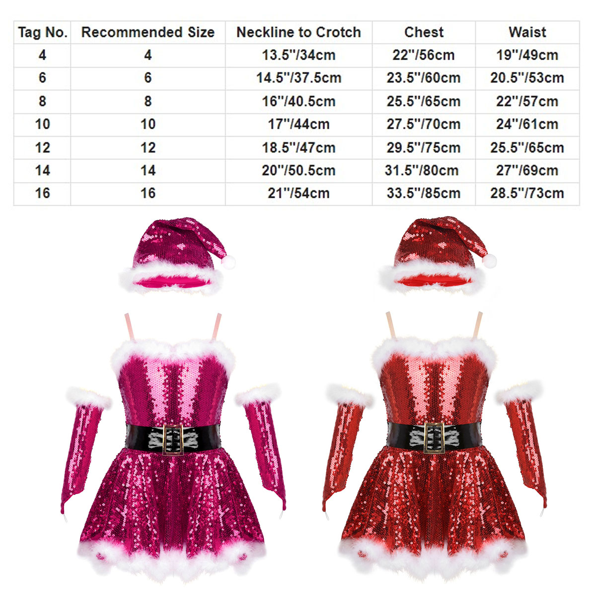 Kids Girl Christmas Dance Cost - Elf Costume Christmas recension och pris