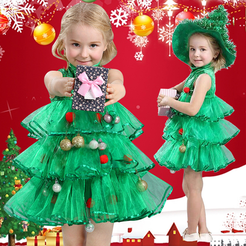 Red Green Christmas Tree Costu - Elf Costume Christmas recension och pris