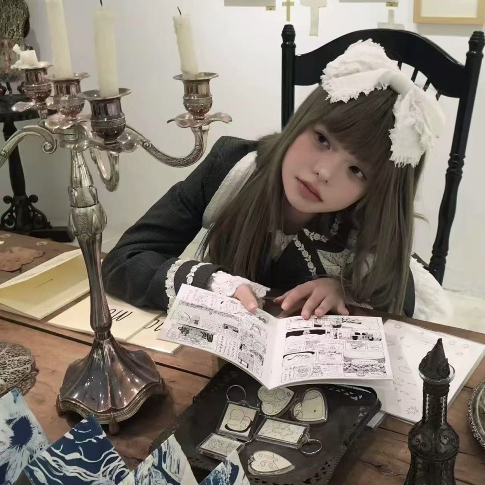 Y2K Lolita Lovely Lace Headban - Ribbon Bow Gift recension och pris