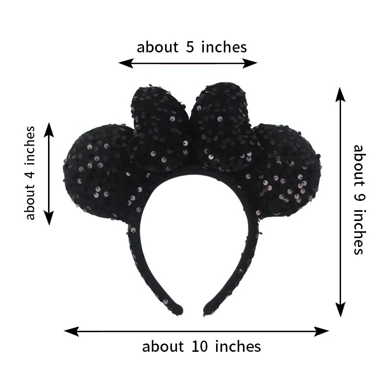 1pc Classic Mouse Ears Hair Ho - Ribbon Bow Gift recension och pris