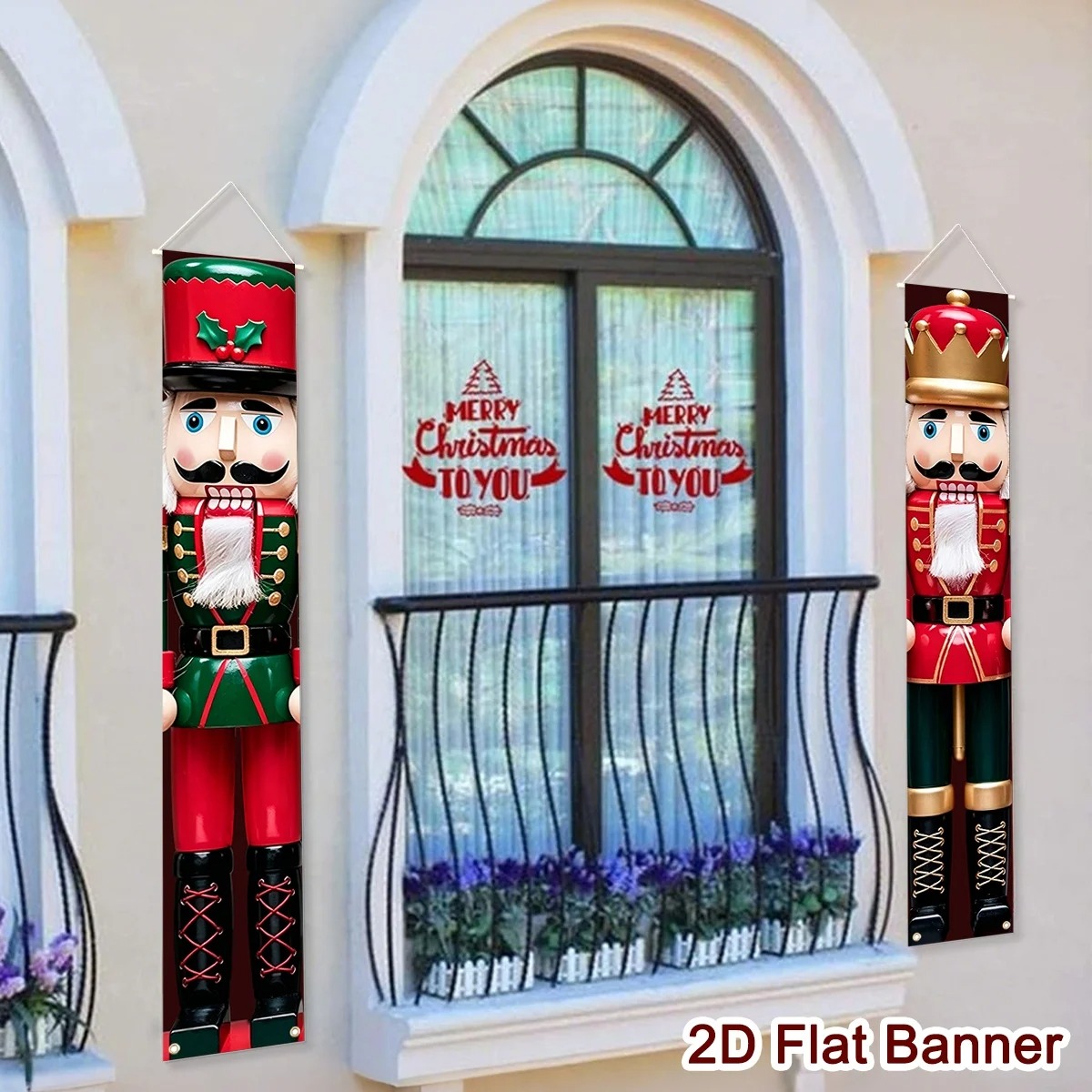Christmas Porch Banner Set Sol - Nutcracker Figurine recension och pris