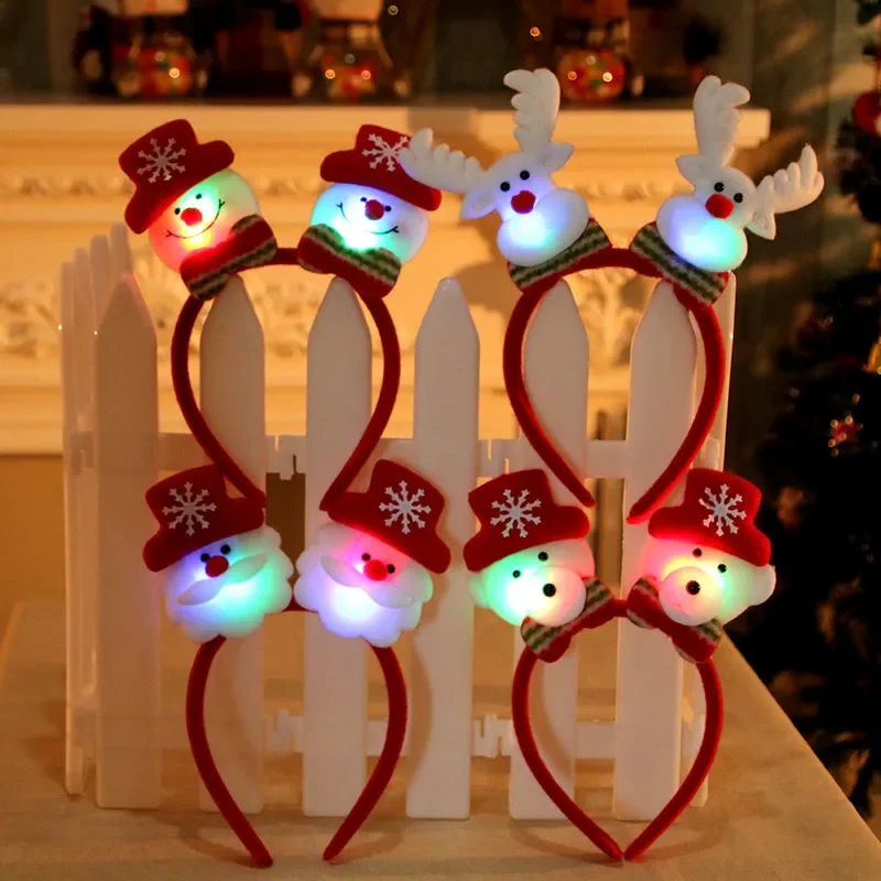 LED Glowing Reindeer Elk Antle - Reindeer Antlers Headband recension och pris