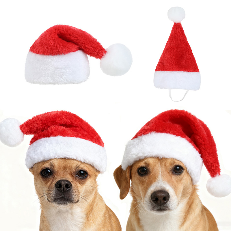 Christmas Pet Santa Hat Red Pl - Santa Hat Plush recension och pris