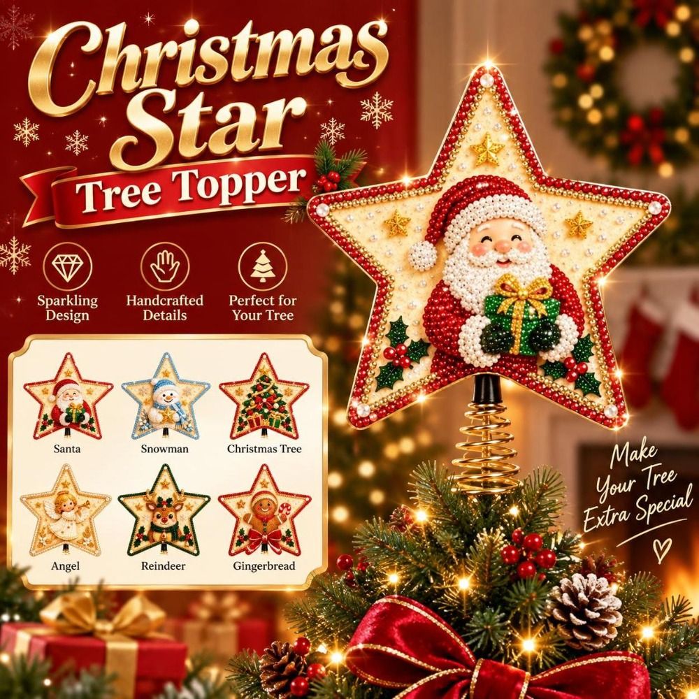 Star Shape Christmas Star Tree - Star Tree Topper recension och pris