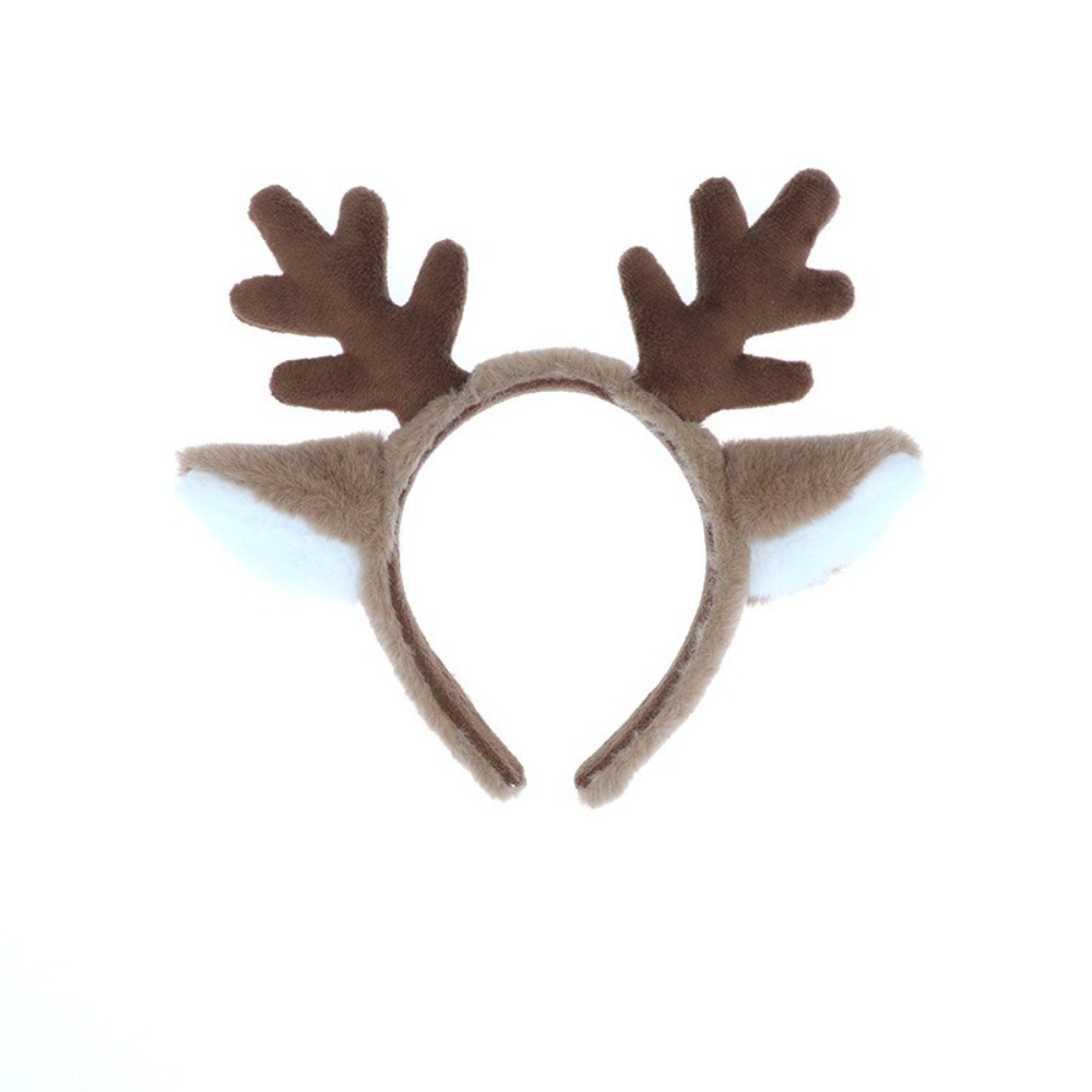 Soft Christmas Headband Fluffy - Reindeer Antlers Headband recension och pris