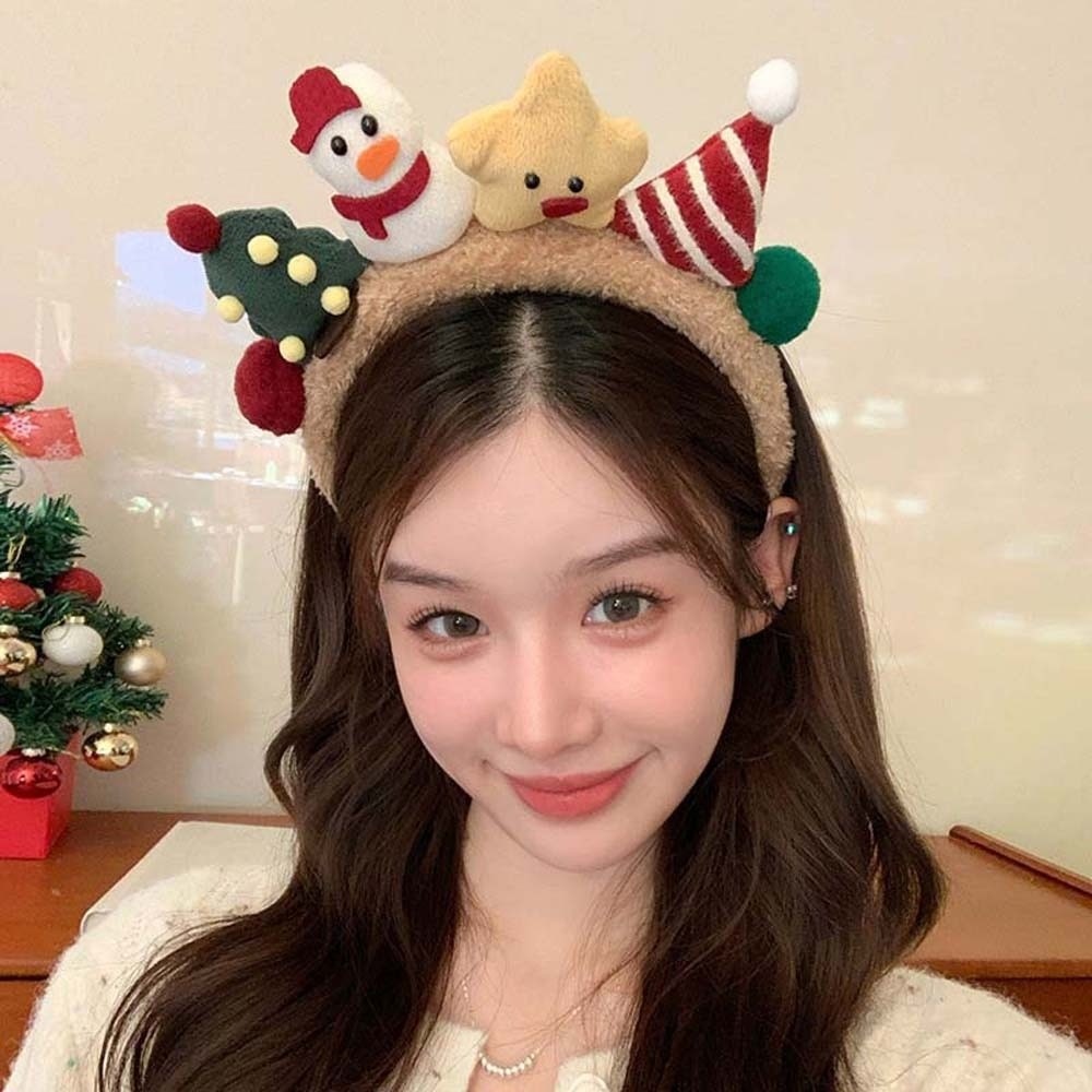 Plush Texture Christmas Headba - Reindeer Antlers Headband recension och pris
