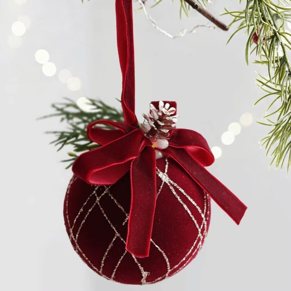 Plastic Red Flocking Christmas - Star Tree Topper recension och pris