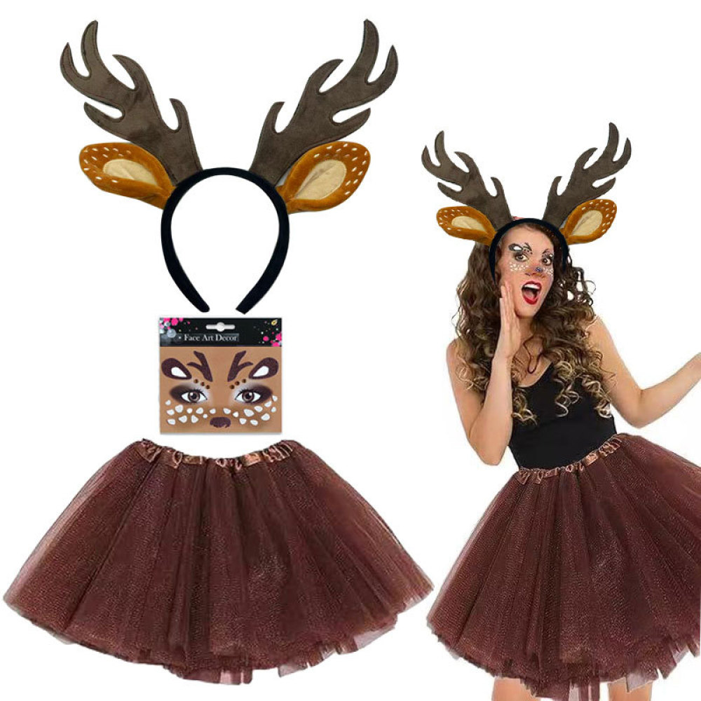 Christmas Reindeer Antler Head - Reindeer Antlers Headband recension och pris
