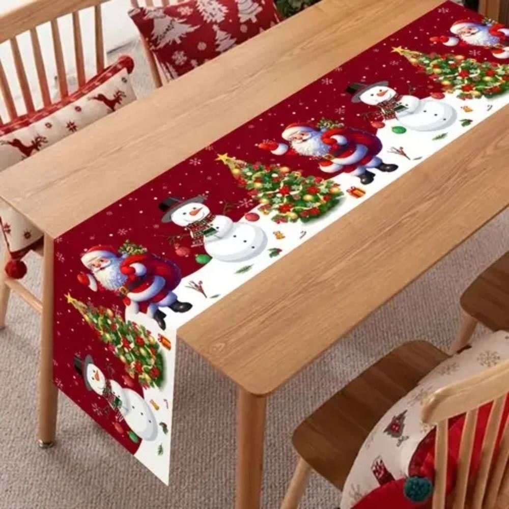 Santa Claus Christmas Table Ru - Christmas Table Runner recension och pris