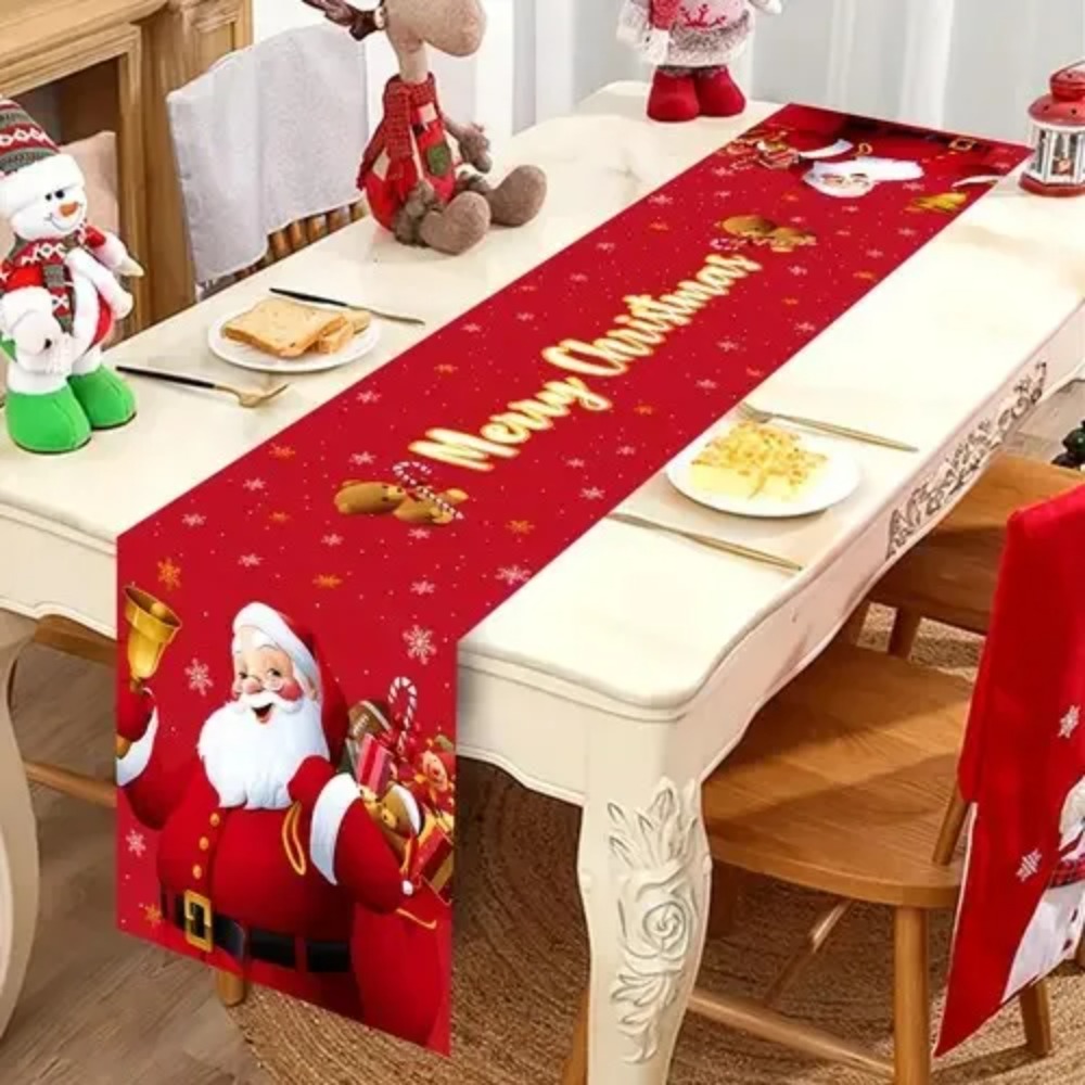 Santa Claus Christmas Table Ru - Christmas Table Runner recension och pris