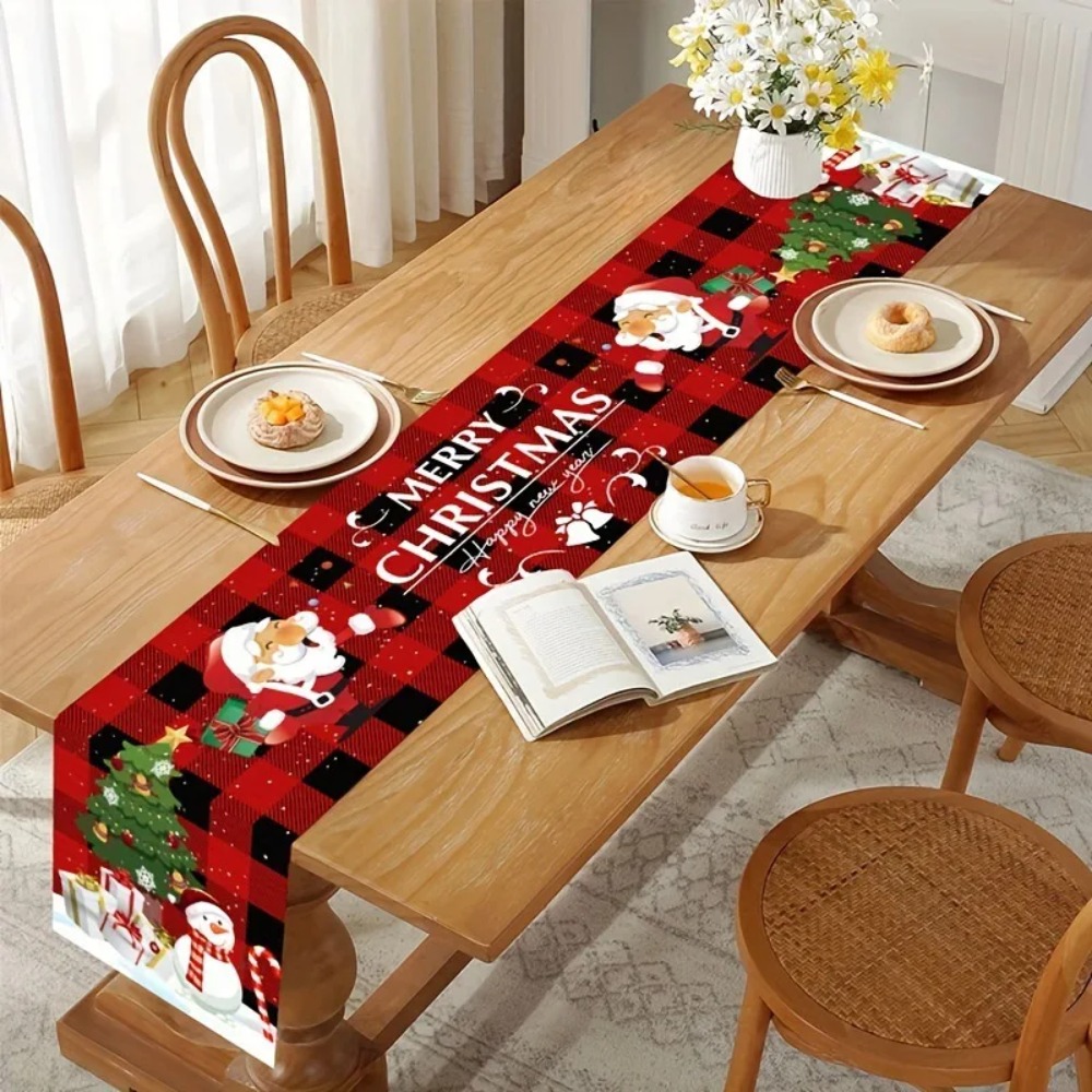 Santa Claus Christmas Table Ru - Christmas Table Runner recension och pris
