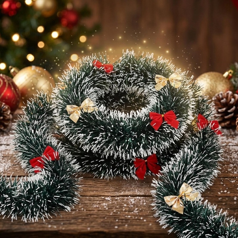 20/2m Christmas Tinsel Garland - Tinsel Garland Decoration recension och pris
