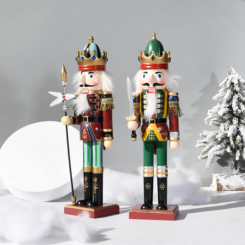 30CM Wooden Nutcracker Soldier - Nutcracker Figurine recension och pris