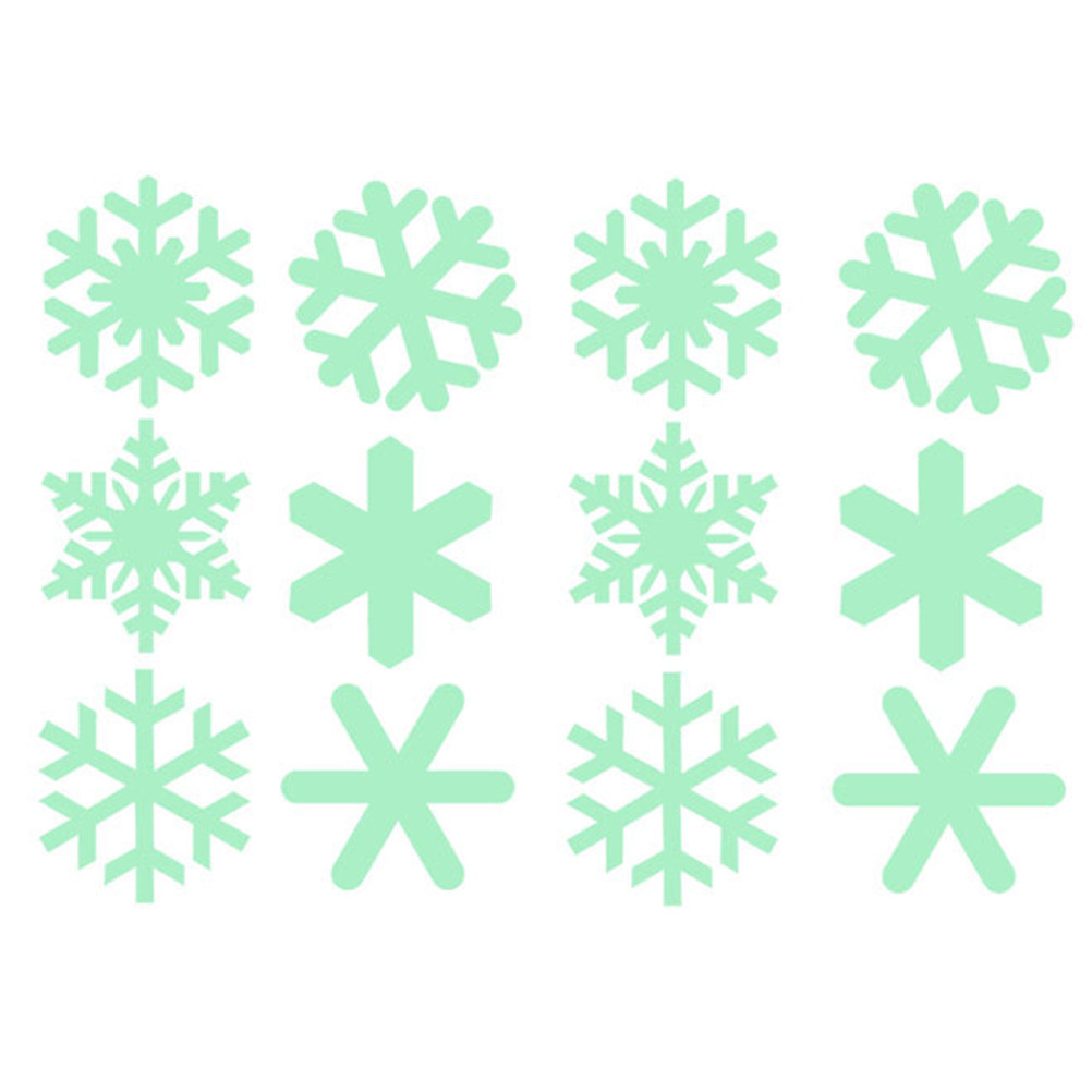 1Set Luminous Snowflake Wall S - Snowflake Window Decal recension och pris