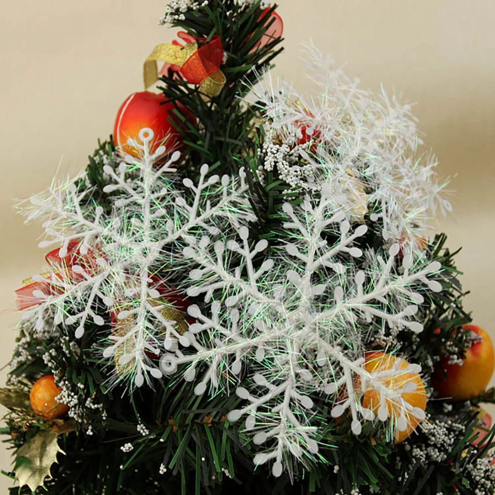 30pcs Christmas Snowflake Orna - Christmas Tree Artificial recension och pris