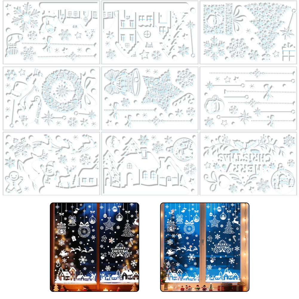 Large Christmas Window Decals  - Snowflake Window Decal recension och pris