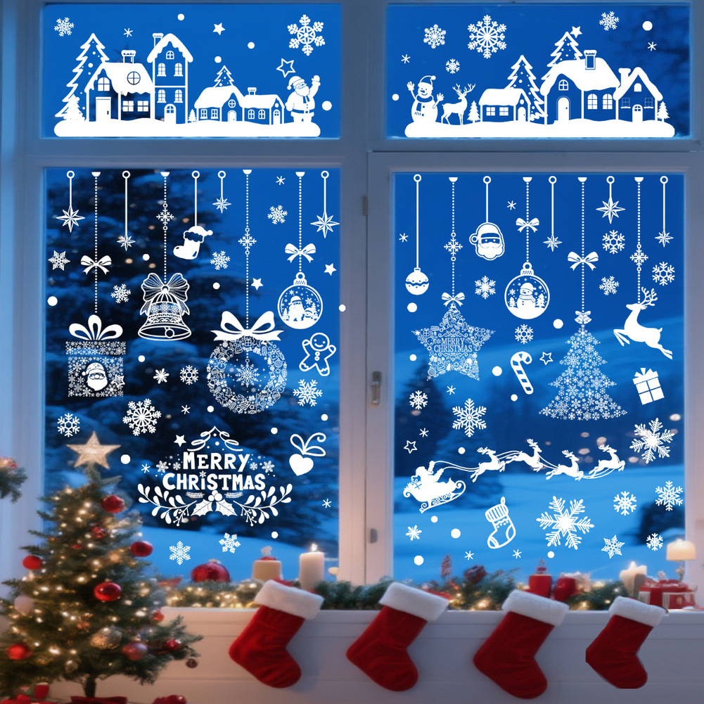 Large Christmas Window Decals  - Snowflake Window Decal recension och pris